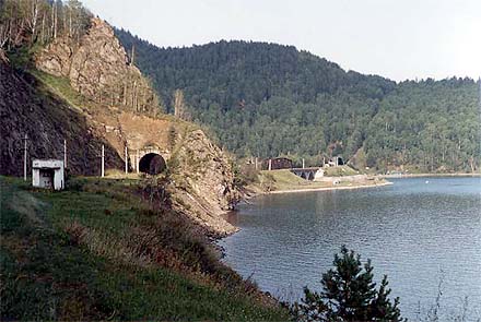 Circum-Baikal railway bridge