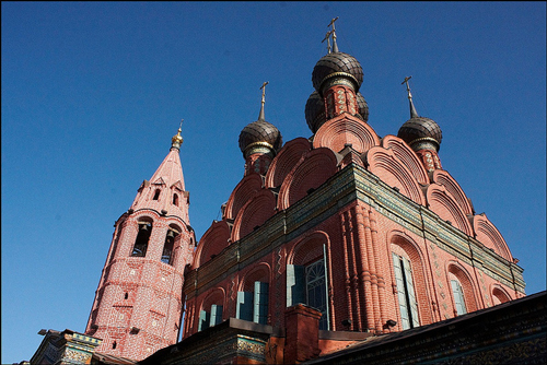 Epiphany Church in Yaroslavl, Golden Ring - photo by Peter/  flickr.com/photos/acidka/5158780383
