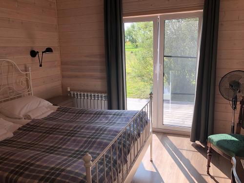 The rooms inside the guest houses at Bolotov Dacha are also nice and can host up to 4 people (there's a mezzanine double bed at the top)