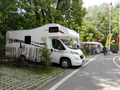 Motorhomes parked at Sokolniki camping in Moscow, photo by Kir Mathew