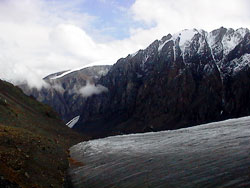 Актру ледник, горы Алтая
