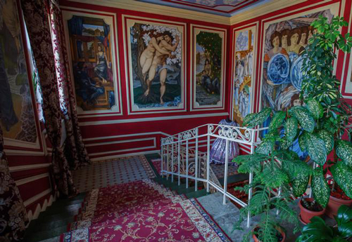 Staircase in Selivanov Hotel in Rostov Veliky