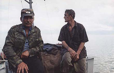 Fishermen at Baikal Lake