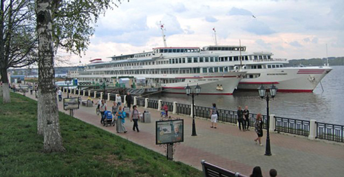 Kostroma river port