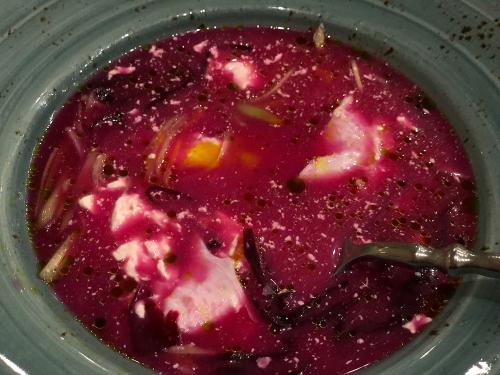 and this is what the borsch looks like