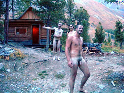 Russian banya - sauna at Altay