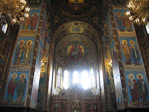 Church of the Savior on the Spilled Blood - Inside